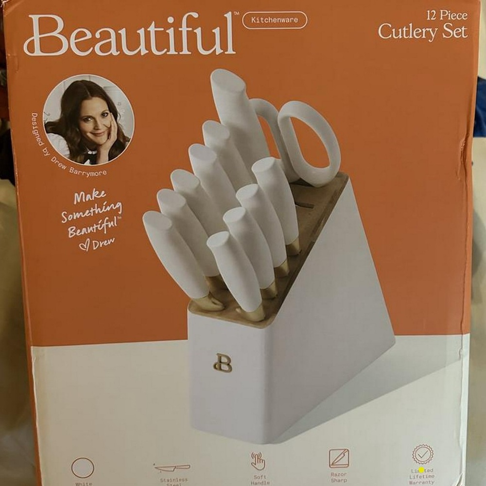 12-Piece White Cutlery Set